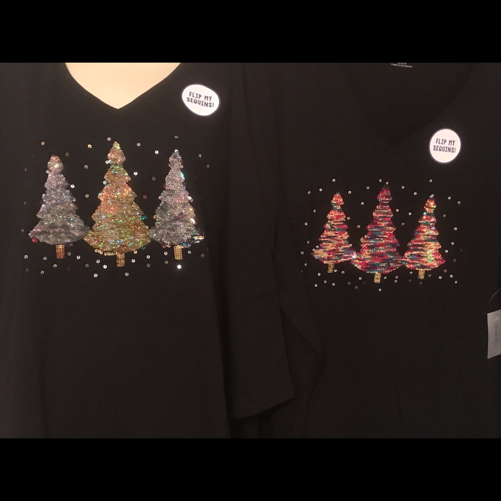 🎄🎄Plus Size Christmas shirts. 1 shirt 2 looks